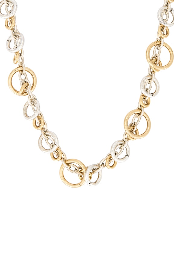 view 2 of 3 Awar Necklace in Silver & Dore