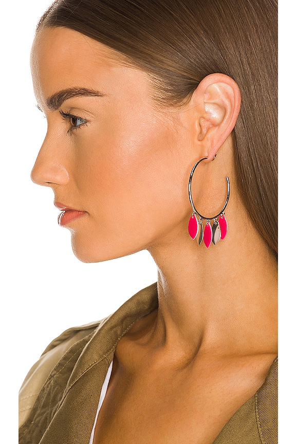 view 1 of 3 BOUCLE D'OREILL 귀걸이 in Fluo Pink