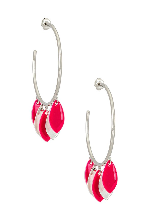 view 2 of 3 BOUCLE D'OREILL 귀걸이 in Fluo Pink