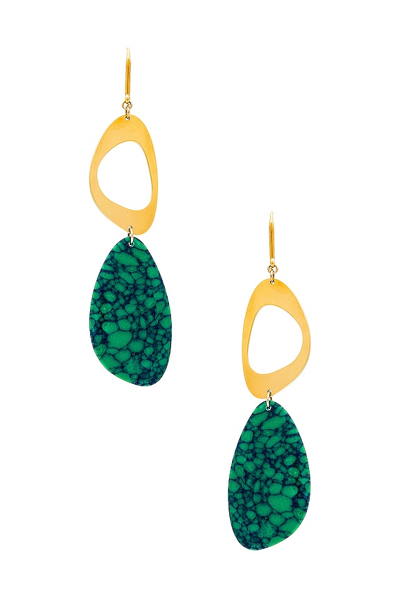 view 1 of 3 Boucle d'Oreill Earrings in Green