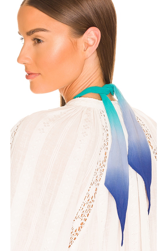 view 2 of 5 Ras du Cou Necklace in Blue & Silver