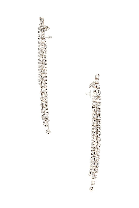 view 2 of 3 Boucle d'Oreill Earrings in Transparent & Silver