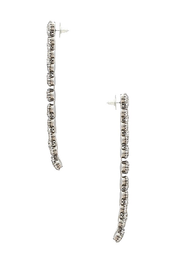 view 2 of 3 BOUCLES D'OREILLES PENDANTES BOUCLE D'OREILL in Transparent & Silver