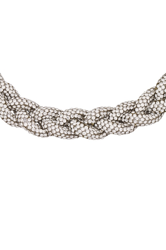 view 2 of 3 YUA 초커 in Transparent & Silver