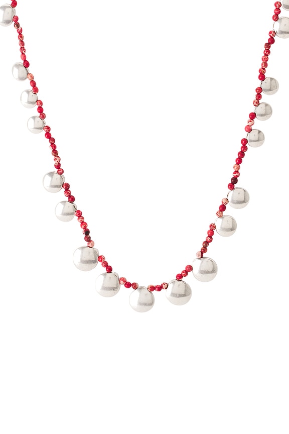 view 2 of 2 ОЖЕРЕЛЬЕ ADRIEL in Rio Red & Silver