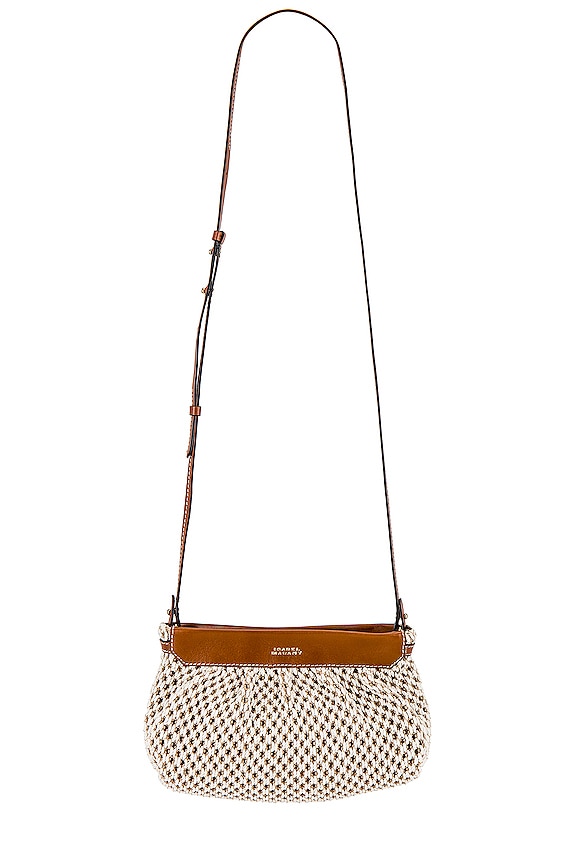 view 1 of 6 SAC PETIT FORMAT LUZ in Ecru & Cognac