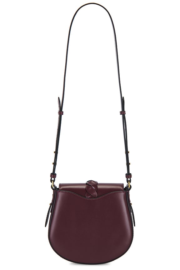 view 2 of 5 Alta Small Shoulder Strap in Burgundy