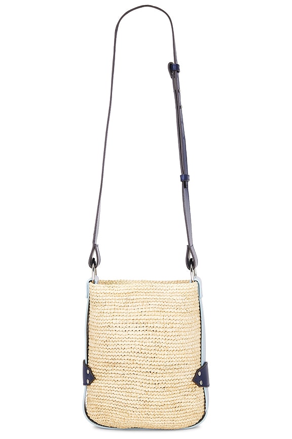 view 2 of 7 Mini Bayia Bag in Natural & Blue