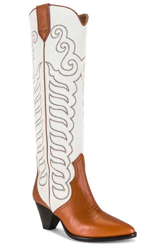 view 2 of 5 Liela Boot in Cognac & Chalk