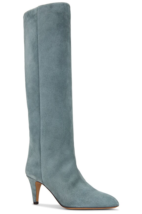 view 2 of 5 BOTA ALTA RODILLA LASPI in Sea Green