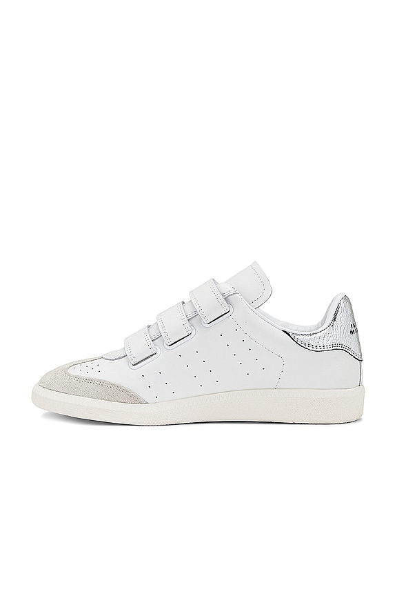 Isabel Marant Beth Sneaker in Chalk & Silver Isabel Marant Beth Sneaker in Chalk & Silver