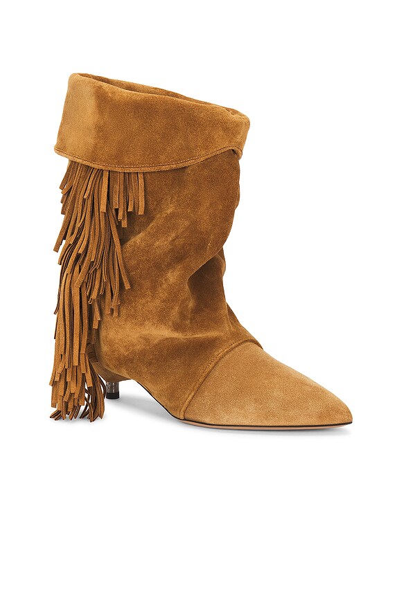 view 2 of 5 Edrik Fringes Boot in Cognac