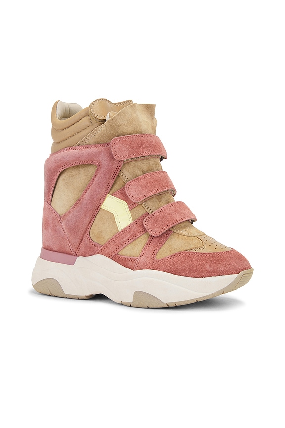 view 2 of 6 ZAPATILLAS DE CUÑA BALSKEE in Light Beige & Pink