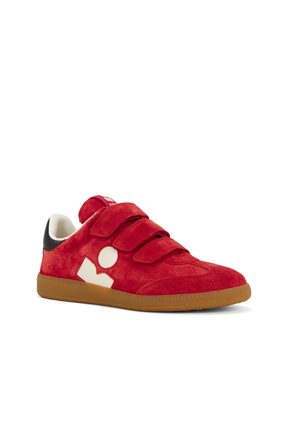 view 2 of 6 Beth Sneaker in Red & Beige