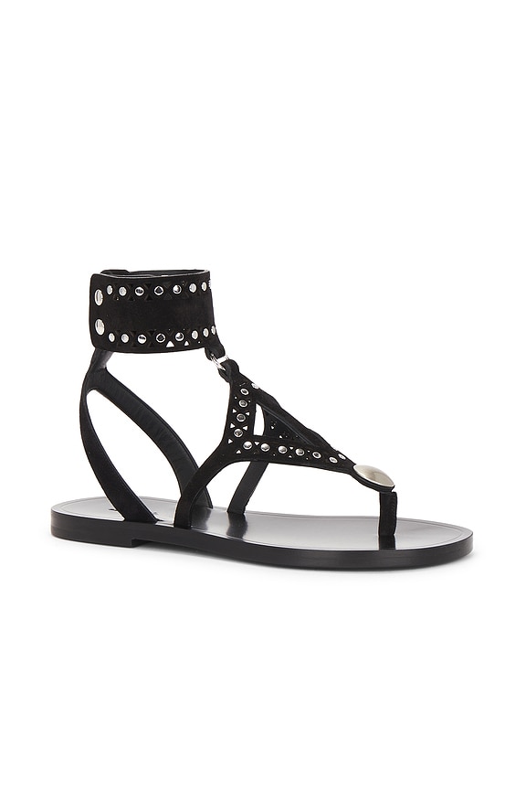 view 2 of 5 SANDALES EDIL in Black & Silver