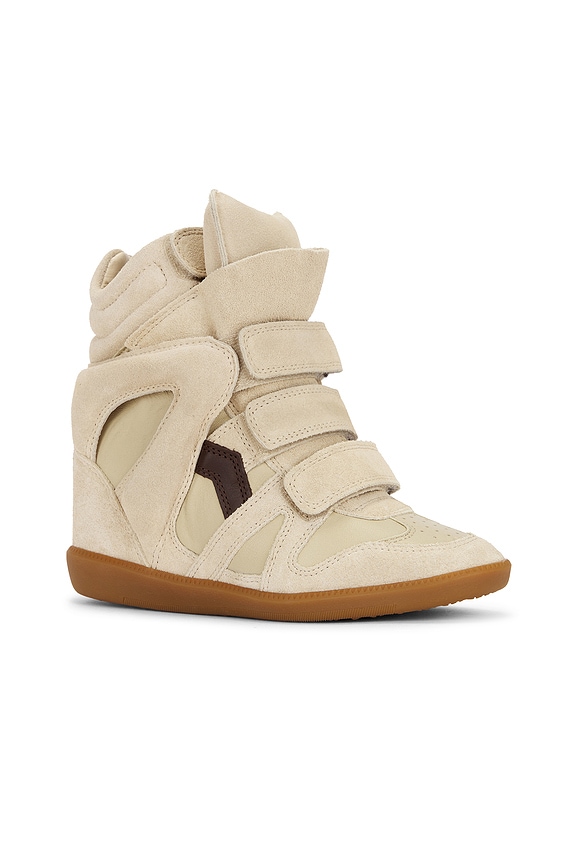 view 2 of 6 SNEAKERS BEKETT in Ecru & Chocolate