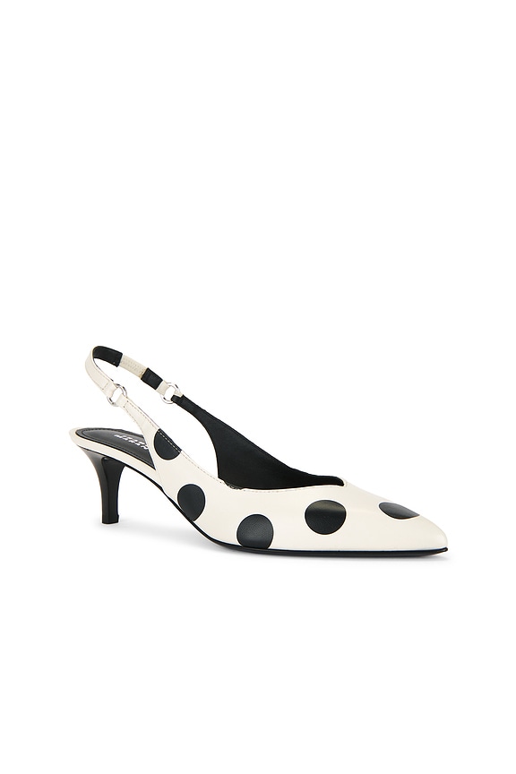 view 2 of 5 Paldo Slingback Pump in Chalk & Black