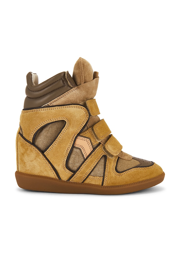 view 1 of 6 Bekett Sneaker in Khaki & Ochre