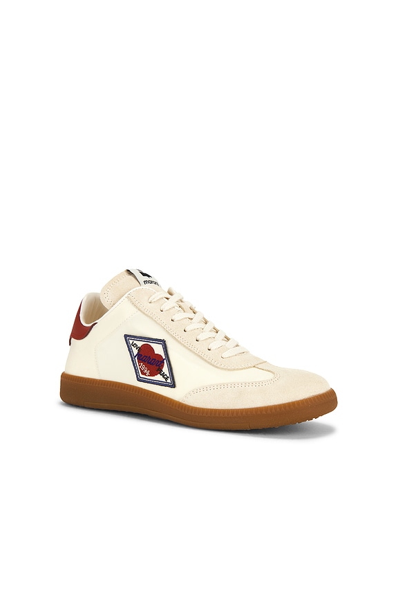 view 2 of 7 Kaycee Sneaker in Ivory & Red