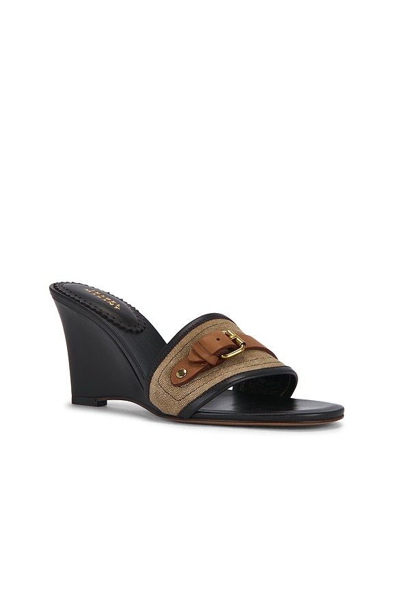 view 2 of 5 SANDALES ABRYEL in Khaki & Espresso