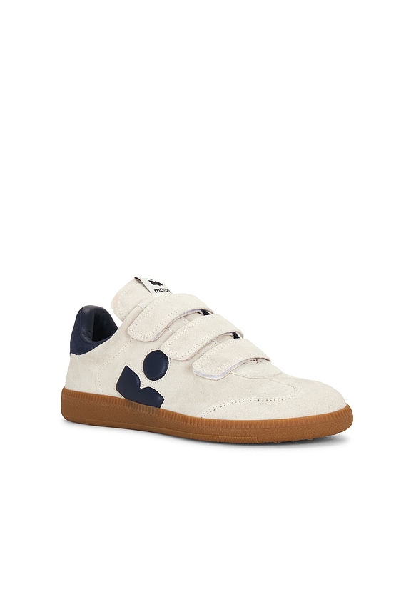 view 2 of 6 Beth Sneaker in Ecru & Dark Blue