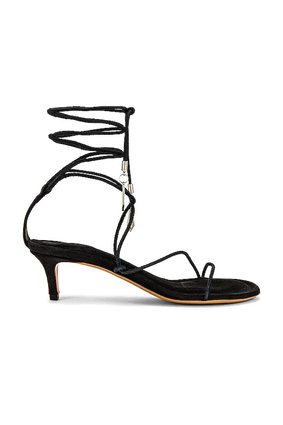 view 1 of 5 Amifa Sandal in Faded Black