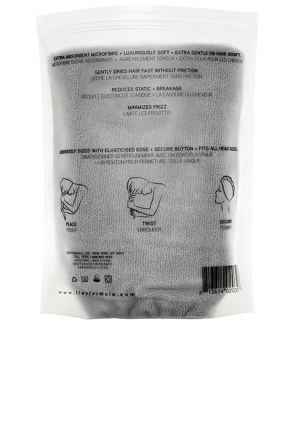 view 2 of 2 SERVIETTE POUR CHEVEUX in Grey