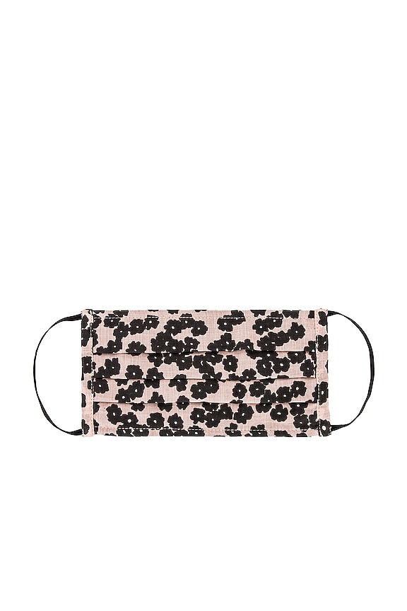 view 2 of 3 Woven Face Covering in Beji Ayu Pink