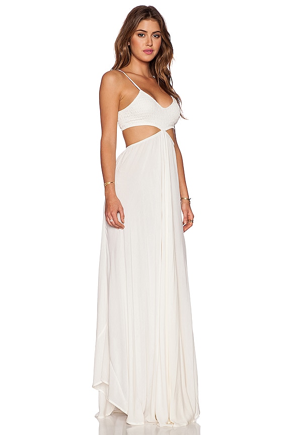 view 2 of 3 ROBE MAXI INNOCENCE in White