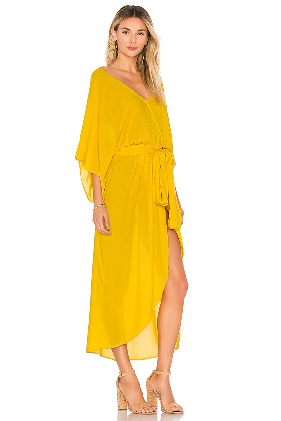 view 2 of 3 Quill Kimono Maxi Dress in Sun