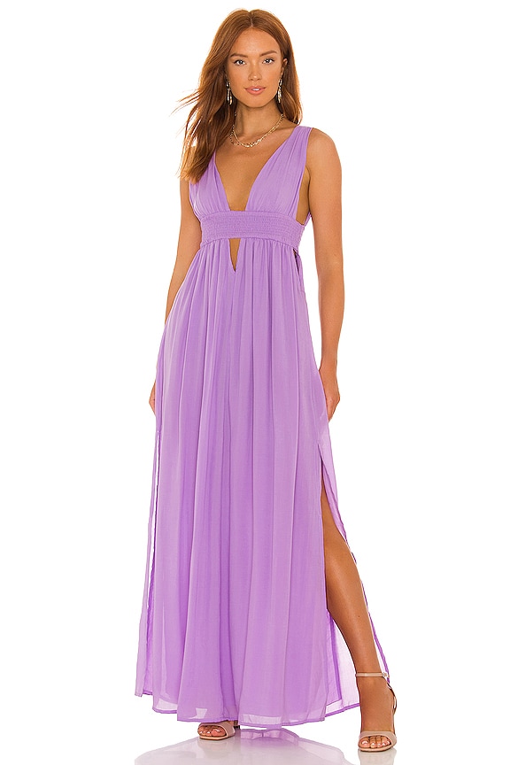 Indah Anjeli Maxi Dress in Violet | REVOLVE