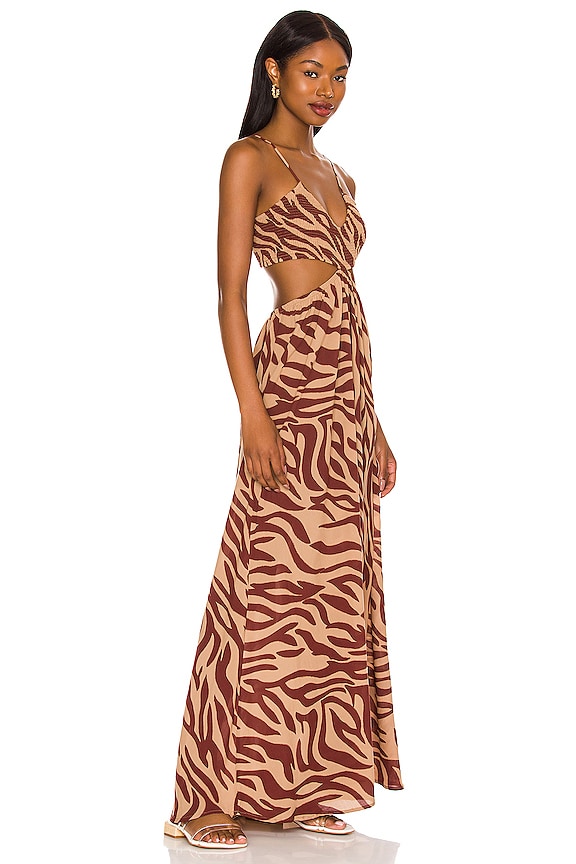 view 2 of 3 ROBE MAXI INNOCENCE CUTAWAY in Sahara