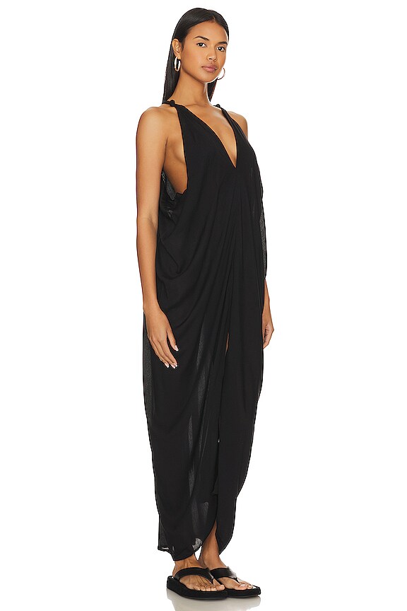 view 2 of 3 ROBE MAXI GRECIAN NAMMOS in Black