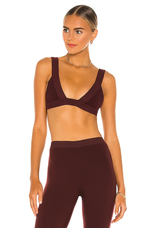 view 1 of 4 Lente Triangle Bra in Port