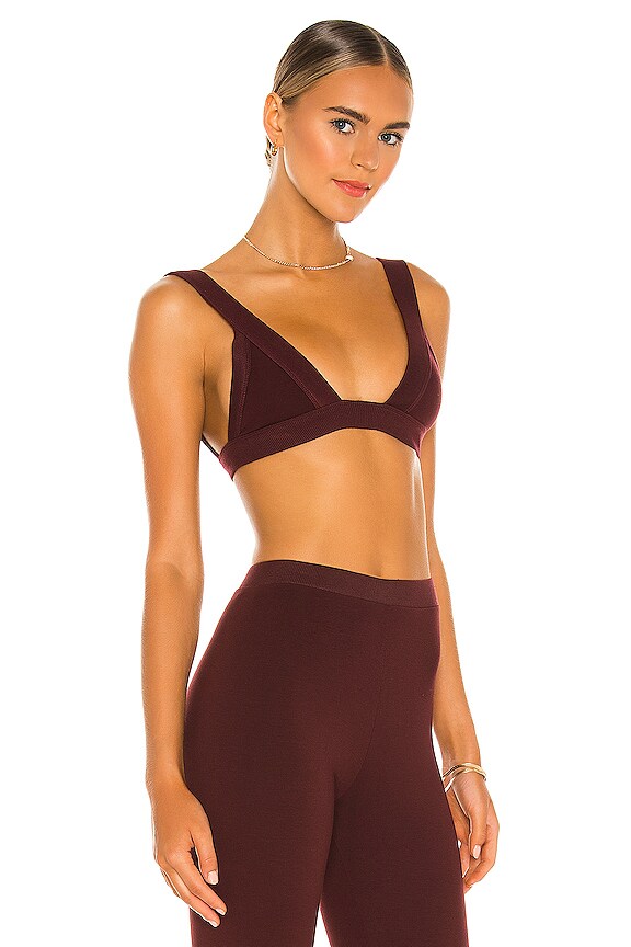 view 2 of 4 Lente Triangle Bra in Port