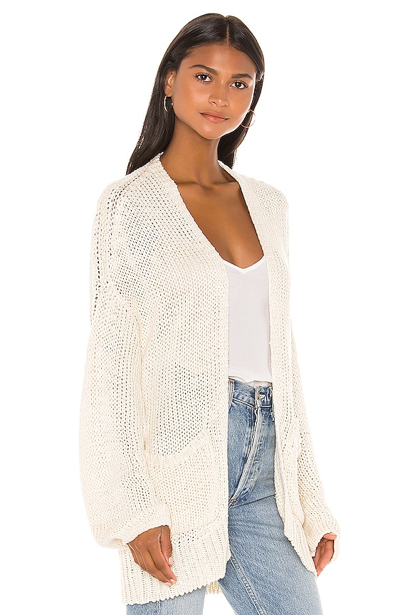 view 2 of 4 Cayenne Solid Oversized Cardigan in Opal