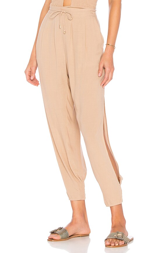 view 1 of 4 PANTALON ALLIGATOR in Nude