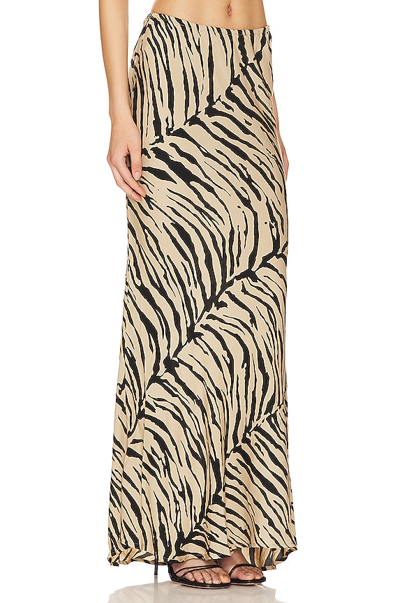 view 2 of 4 Lana Maxi Skirt in Sand Cat