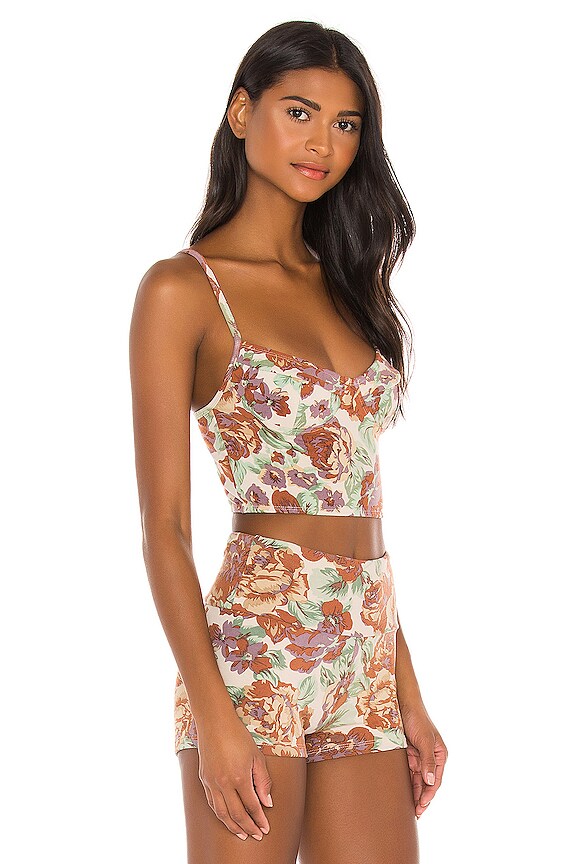 view 2 of 4 Caper Bustier Top in Fade Rose