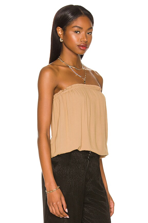 view 2 of 4 Gemma Tube Top in Mocha