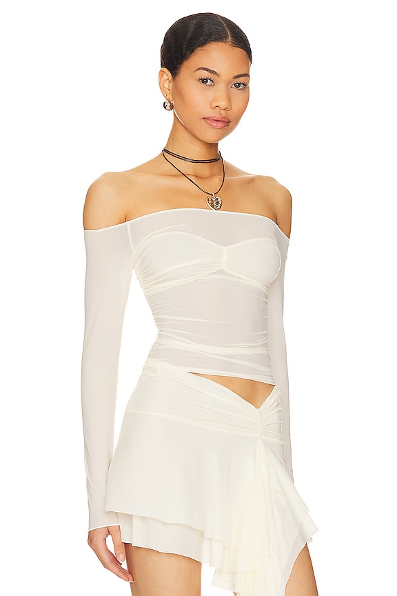 view 2 of 4 Coco Pinch Bra Top in Ivory