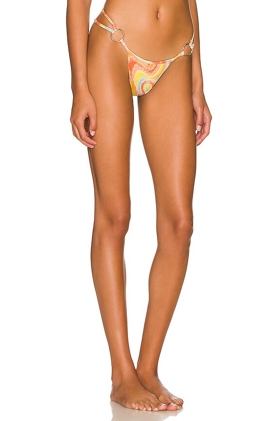 view 2 of 4 Sloane Ring Sides Bikini Bottom in Imagine