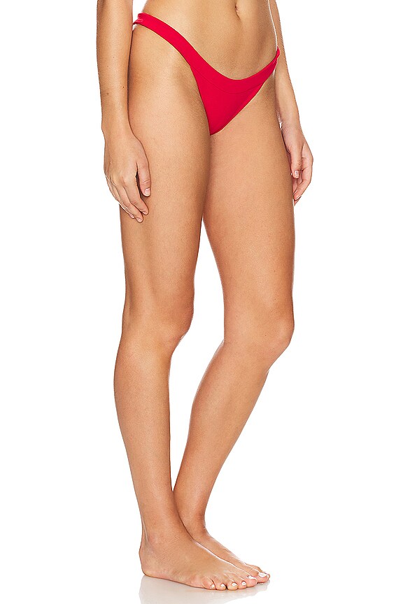 view 2 of 4 ELKI SKIMPY SOLID 비키니 하의 in Cherry