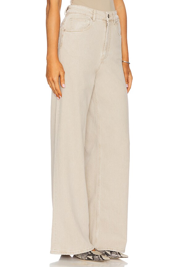 view 2 of 6 Prijanka Wide Leg Jeans in Sandstone