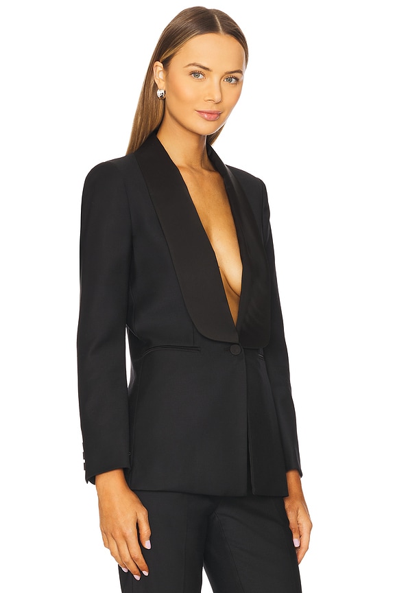 view 2 of 4 Jana Mia Tuxedo Blazer in Black