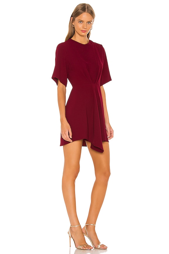 view 2 of 3 ROBE COURTE DEMETEROS in Wine