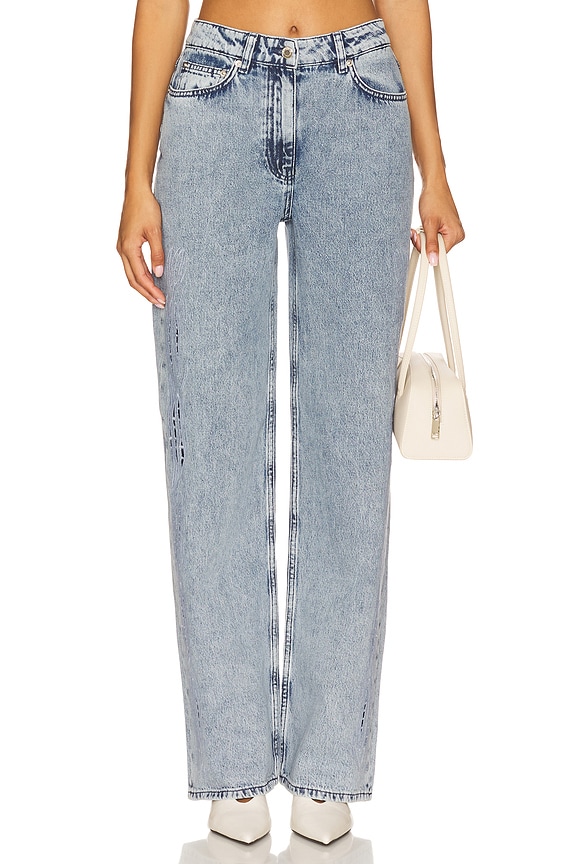 view 2 of 7 Ryley Wide Leg in Calm Blue