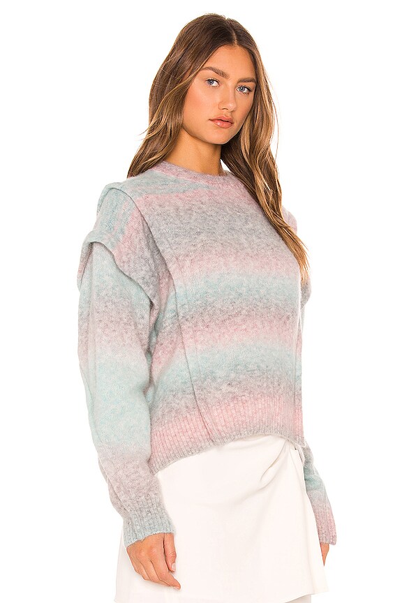 view 2 of 4 VALYA プルオーバー in Blue & Pink