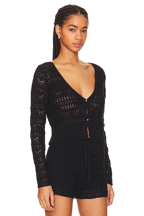 view 2 of 4 Leylae Cardigan in Black