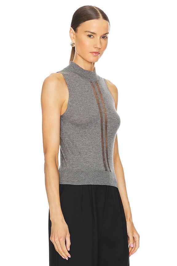 view 2 of 4 LORETTE 탑 in Dark Grey